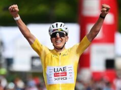 Tadej Pogacar marcou três gols no Tour de Romandi e conquistou a vitória final com uma vitória individual.