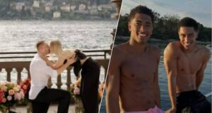 Os Teun Koopmeiners se casam no Lago Como. Jude Bellingham aproveita férias na França.