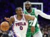 Previsões, probabilidades, spread, horário de início do 76ers x Celtics: jogo 7 dos playoffs da NBA de 2026