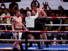 Usyk passou por momentos difíceis com uma lenda do kickboxing, mas um polêmico nocaute técnico o salvou de ficar invicto no Egito