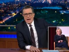Stephen Colbert revela gráfico de ‘Late Show’ de Hillary Clinton que nunca foi ao ar