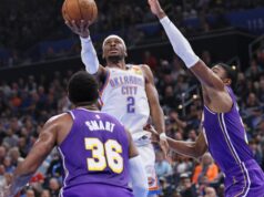 Como o Lakers e o Thunder se comparam na série de playoffs