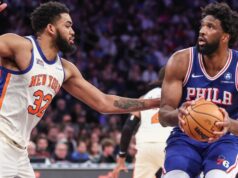 Probabilidades, previsões, tempo de Knicks x 76ers: escolhas dos playoffs da NBA de 2026, melhores apostas do jogo 1 com modelo comprovado