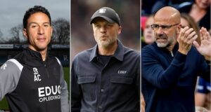 Quem será o Treinador do Ano da Premier League? Bosz, Schreuder e Correia têm a oportunidade de ganhar o Prémio Rinus Michels.