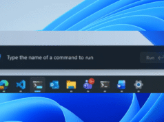 Microsoft testa menu Executar redesenhado do Windows 11 com modo escuro e muito mais
