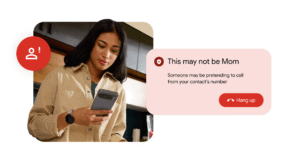 O aplicativo de telefone do Google informa se um golpista está se passando por seu contato