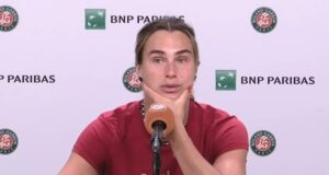 Sabalenka surpreendeu no Aberto da França