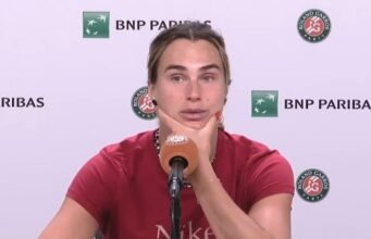 Sabalenka surpreendeu no Aberto da França