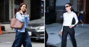 Katie Holmes e Hailey Bieber acertam a fórmula atemporal de vestir de verão para sempre parecerem majestosas