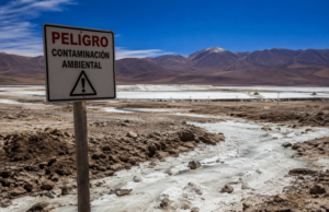 Aviso sobre contaminação por lítio