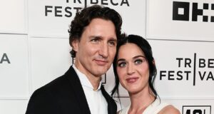Katy Perry faz sua estreia no tapete vermelho com o namorado Justin Trudeau em uma exibição muito aconchegante na estreia de seu filme em Nova York
