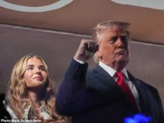 A transformação MAGA de Kai: a sobrinha de Trump surpreende com um novo visual adulto enquanto ri dos inimigos de seu avô em um jogo dos Knicks