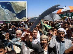 Os Houthis apoiados pelo Irã prometeram bloquear os navios israelenses que navegam no Mar Vermelho