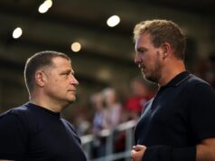 Nagelsmann começa se despedindo de Karl enquanto Eberl e Matthaüs enviam votos de felicidades