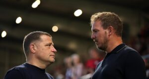 Nagelsmann começa se despedindo de Karl enquanto Eberl e Matthaüs enviam votos de felicidades