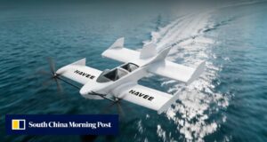Parte barco, parte avião, parte ficção científica: a China começa a pilotar hidroaviões.