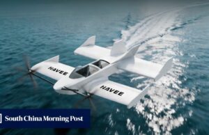 Parte barco, parte avião, parte ficção científica: a China começa a pilotar hidroaviões.