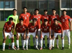 Seleção júnior do Egito contra Marrocos na Copa das Nações Africanas Sub-17