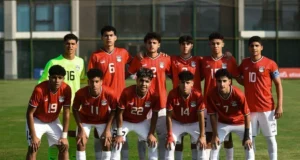 Seleção júnior do Egito contra Marrocos na Copa das Nações Africanas Sub-17