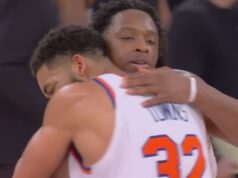 Celebridades ficam maravilhadas com o recorde de retorno dos Knicks