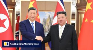 para quebrar O presidente chinês Xi Jinping prometeu apoio “inabalável” à Coreia do Norte e a Kim Jong-un.