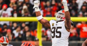 Myles Garrett para Rams NFL adereços: Que tal registrar 24 sacks em Los Angeles?