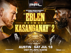 Lesões mudam o título do campeonato PFL de Austin em 18 de julho