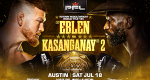Lesões mudam o título do campeonato PFL de Austin em 18 de julho