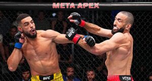 Gabriel Bonfim enfrenta o ex-campeão Belal Muhammad na luta principal do UFC Vegas 118.