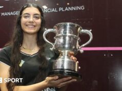 British Open Squash: Amina Orfi e Paul Cole ganham títulos.