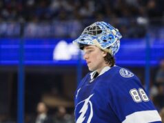 Andrei Vasilevskiy, do Lightning, ganhou seu segundo Troféu Vezina