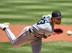 Max Meyer dos Marlins testará equipamentos de nível ás contra os Diamondbacks.