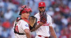 A sequência de gols de Christopher Sanchez termina, mas os Phils derrotam os Padres.