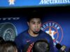 LaMonte Wade Jr. Na esperança de se levantar dos A’s, os Astros abriram a série contra os A’s.