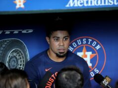 LaMonte Wade Jr. Na esperança de se levantar dos A’s, os Astros abriram a série contra os A’s.