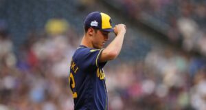 Jakub Mesiorowski, dos Brewers, estabelece um recorde de velocidade contra as Montanhas Rochosas