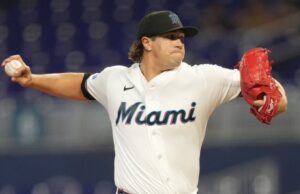 Tyler Phillips brilha como o gostoso Marlins esvaziando Diamondbacks.