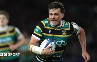 George Furbank: Capitão do Northampton Saints sai com gol de conto de fadas na Premier Final