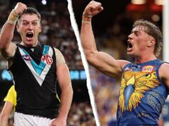 Harley Reid versus Zach Butters: o mundo da AFL vê dois touros do meio-campo colidirem