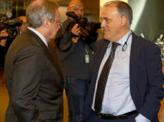 LaLiga parabeniza Florentino Perez pela vitória