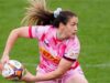 Kayleigh Powell: Wales voltou a assinar com Harlequins.