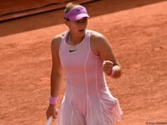 Andreeva vence primeiro campeonato de tênis do Grand Slam
