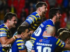 Super League: St Helens 6-18 Warrington Wolves – Chega ao topo após a 4ª vitória consecutiva.