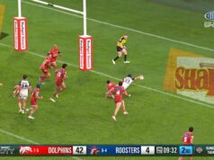 Rodwell marcou em sua estreia na NRL