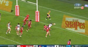 Rodwell marcou em sua estreia na NRL