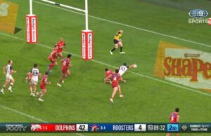 Rodwell marcou em sua estreia na NRL