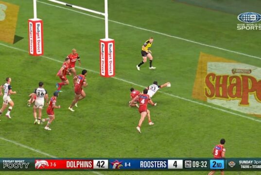 Rodwell marcou em sua estreia na NRL