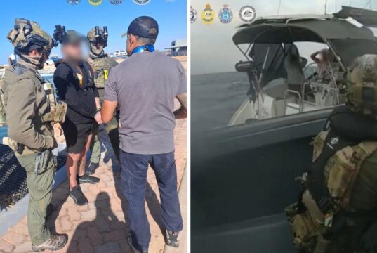 Dylan Cvek: Motociclista Qld esbofeteado por TRG após ousar tentar contrabandear suspeitos em um iate de luxo de Exmouth