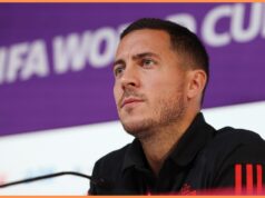 Eden Hazard em anúncio da Copa do Mundo