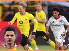 Arsenal está de olho na transferência de Nathaniel Brown do Eintracht Frankfurt